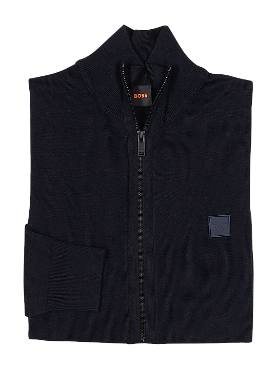 Boss Orange Kanozip Cardigan Knit Kashmir Pullover Homme