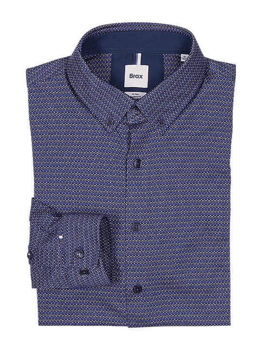 Brax Daniel JP Shirt Long Sleeve Button Down Chemise Homme