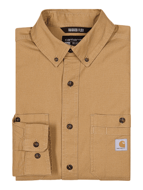 Carhartt Rugged Flex Shirt Relaxed Fit Canvas Long Sleeve Women's Sweater