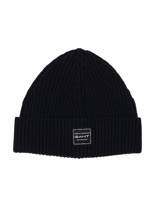 Gant Cotton Ribbed Beanie Herren Accessoires