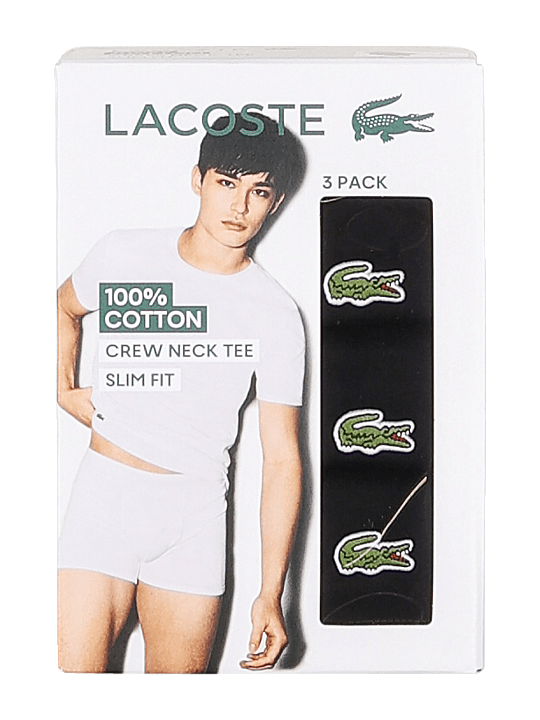 Lacoste Loungewear T-Shirt Crew Neck 3-Pack T-Shirt Homme