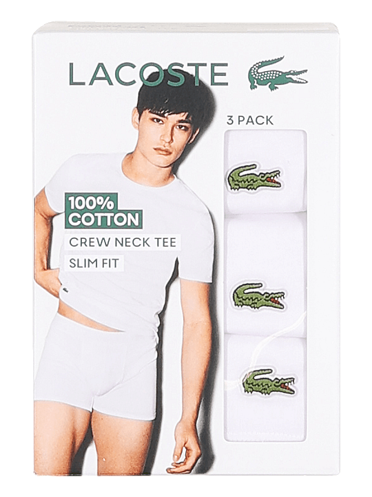 Lacoste Loungewear T-Shirt Crew Neck 3-Pack T-Shirt Homme