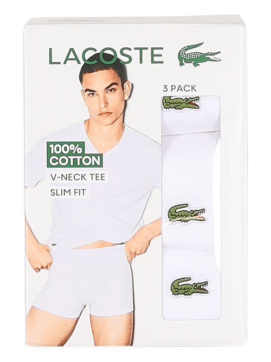 Lacoste Loungewear T-Shirt V-Neck 3-Pack T-Shirt Homme