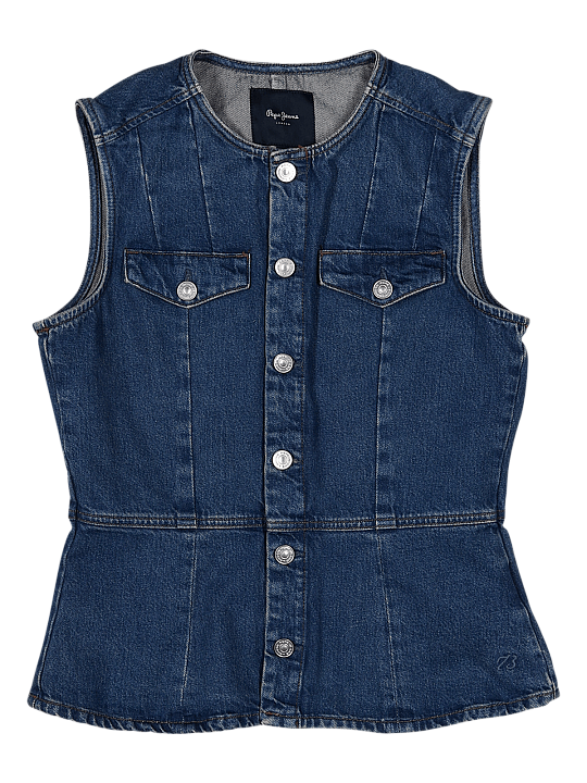 Pepe Jeans Vine Vest Denim Veste Femme
