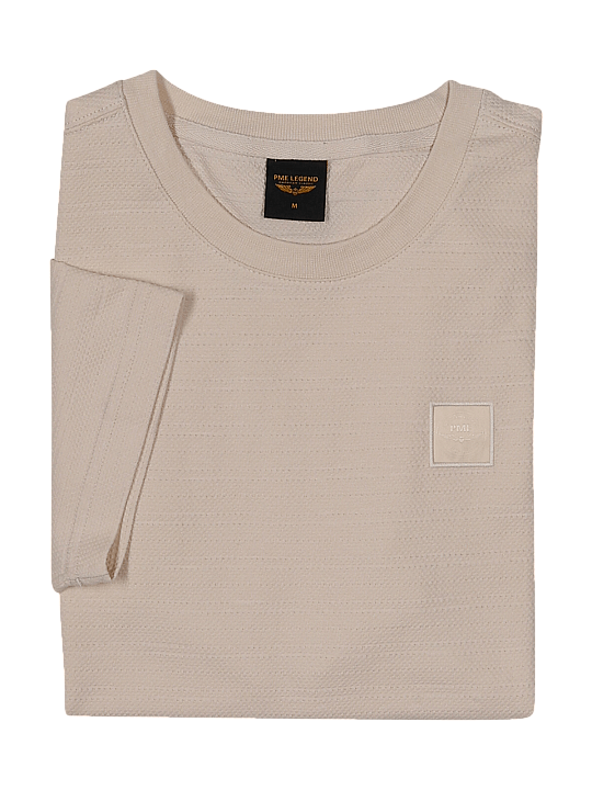 PME Legend T-Shirt Round Neck Jacquard Striped Herren T-Shirt