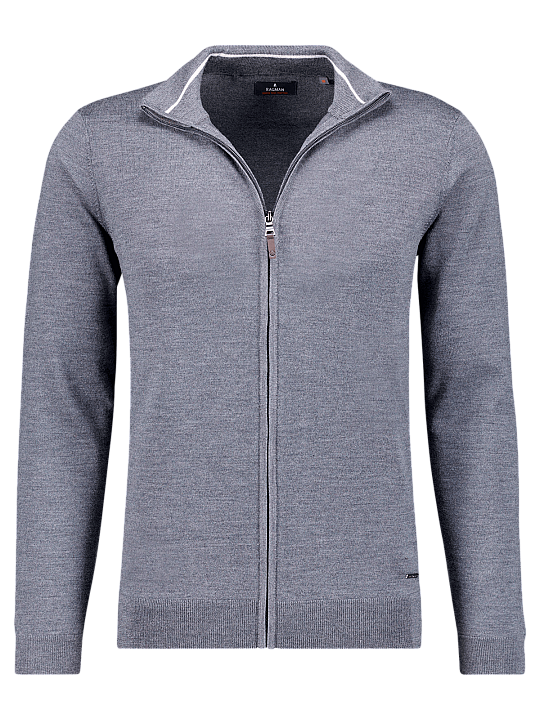 Ragman Cardigan Zip Knit Herren Pullover