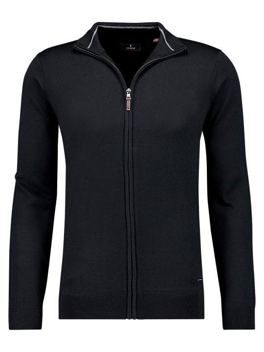 Ragman Cardigan Zip Knit Herren Pullover