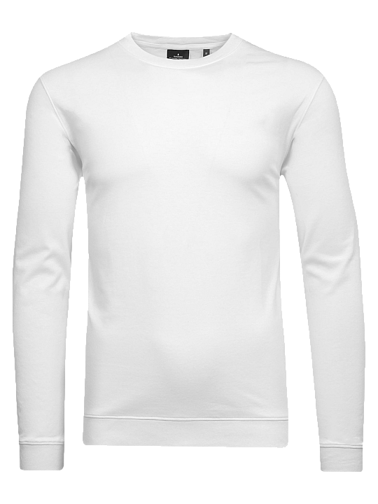 Ragman T-Shirt Longsleeve Round Neck Bottom Rib Herren T-Shirt