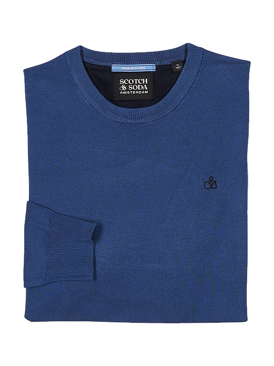 Scotch & Soda Pullover Crew Neck Seasonal Core Men's Sweater