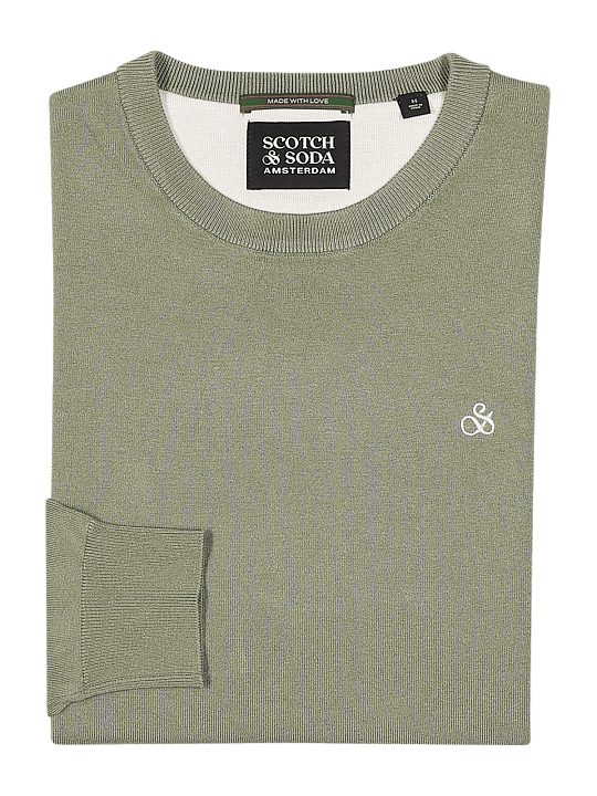 Scotch & Soda Pullover Crew Neck Seasonal Core Pullover Homme
