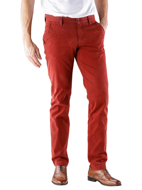 Alberto Lou Pants Slim Fit in Red 