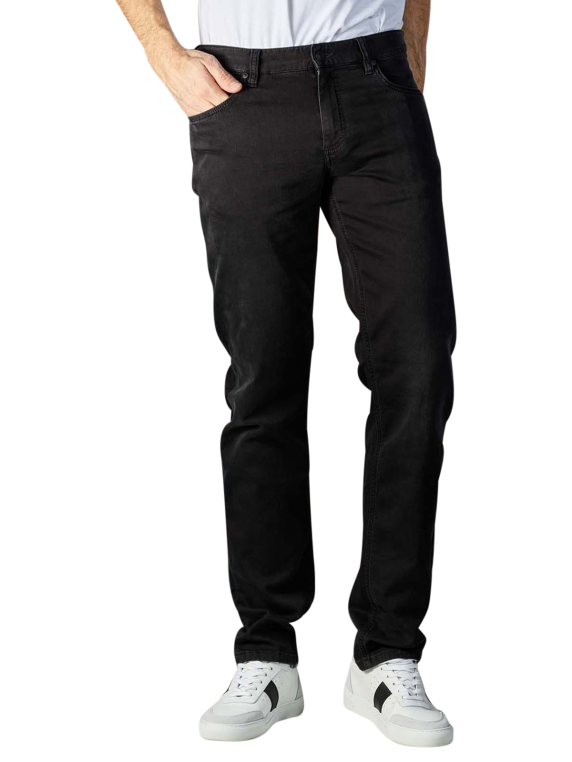 Alberto Pipe Jeans Slim Fit in Black 