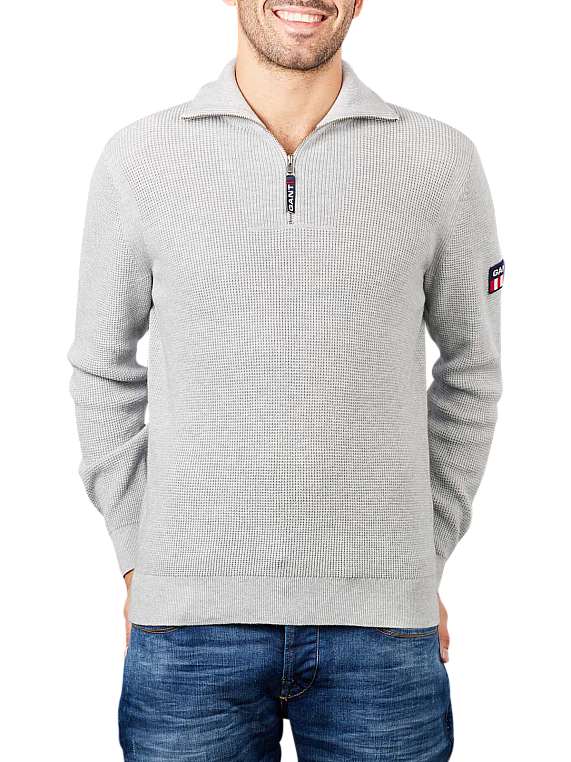 Gant Waffle Rib Crew Neck Pullover | JEANS.CH