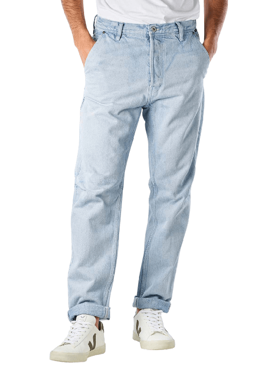 G-Star Grip 3D Relaxed Tapered Jeans Tapered Fit in Light blue