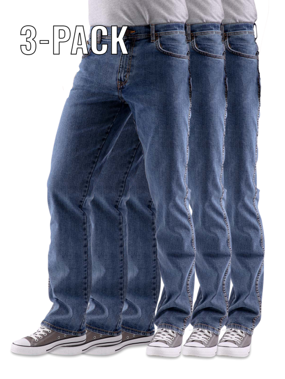Wrangler Texas Stretch Jeans Straight Fit in Light blue | JEANS.CH