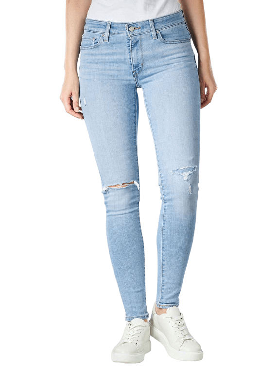 Levi's 711 Skinny Jeans Skinny Fit in Light blue 