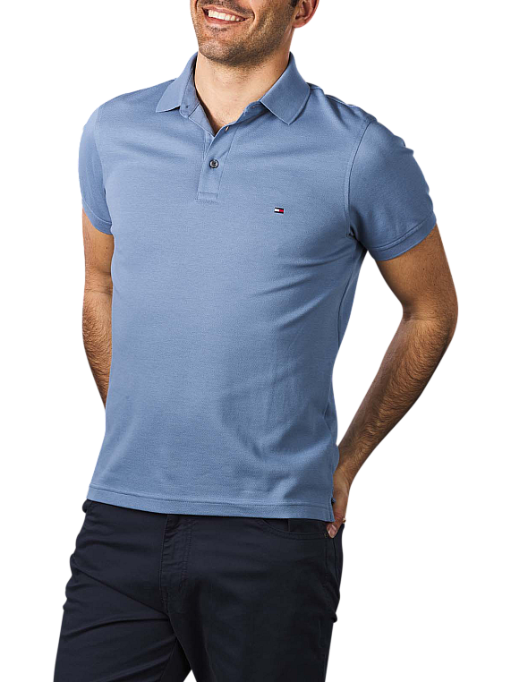 Polos Slim Fit in Medium blue | JEANS.CH