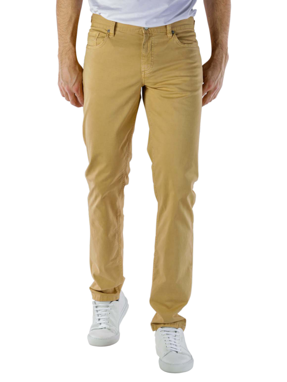 Alberto Pipe Jeans Slim Fit in Beige 