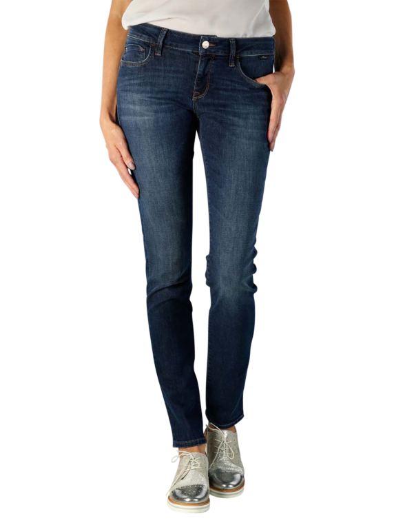 Mavi LINDY - Jeans Skinny Fit - dark indigo stretch/dark-blue