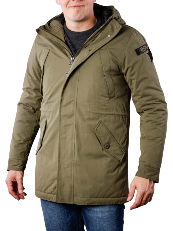replay khaki jacket